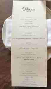 Elderslie Farm menu